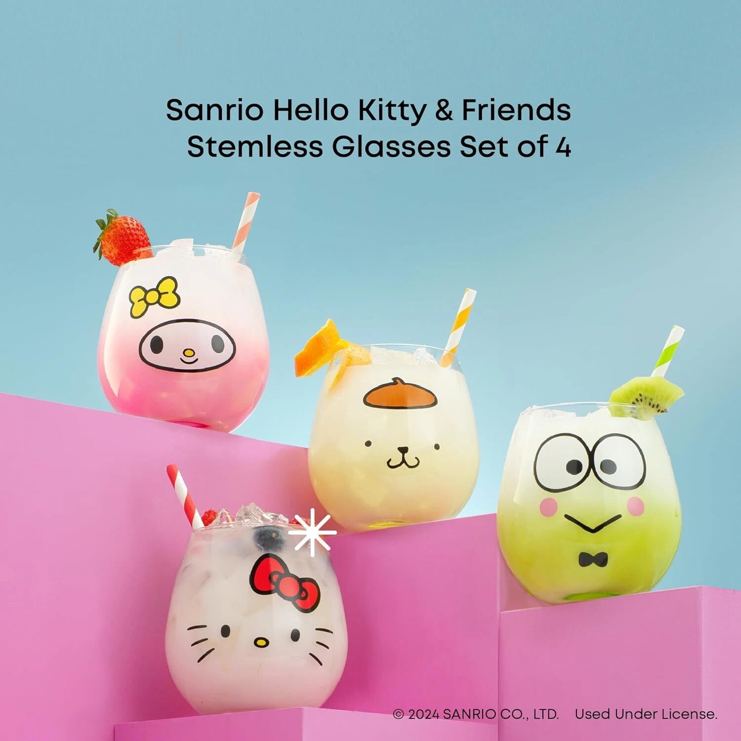 Spirits Stemless Wine Glasses for Red or White Wine (Set of 4)-15-Ounces | eBay