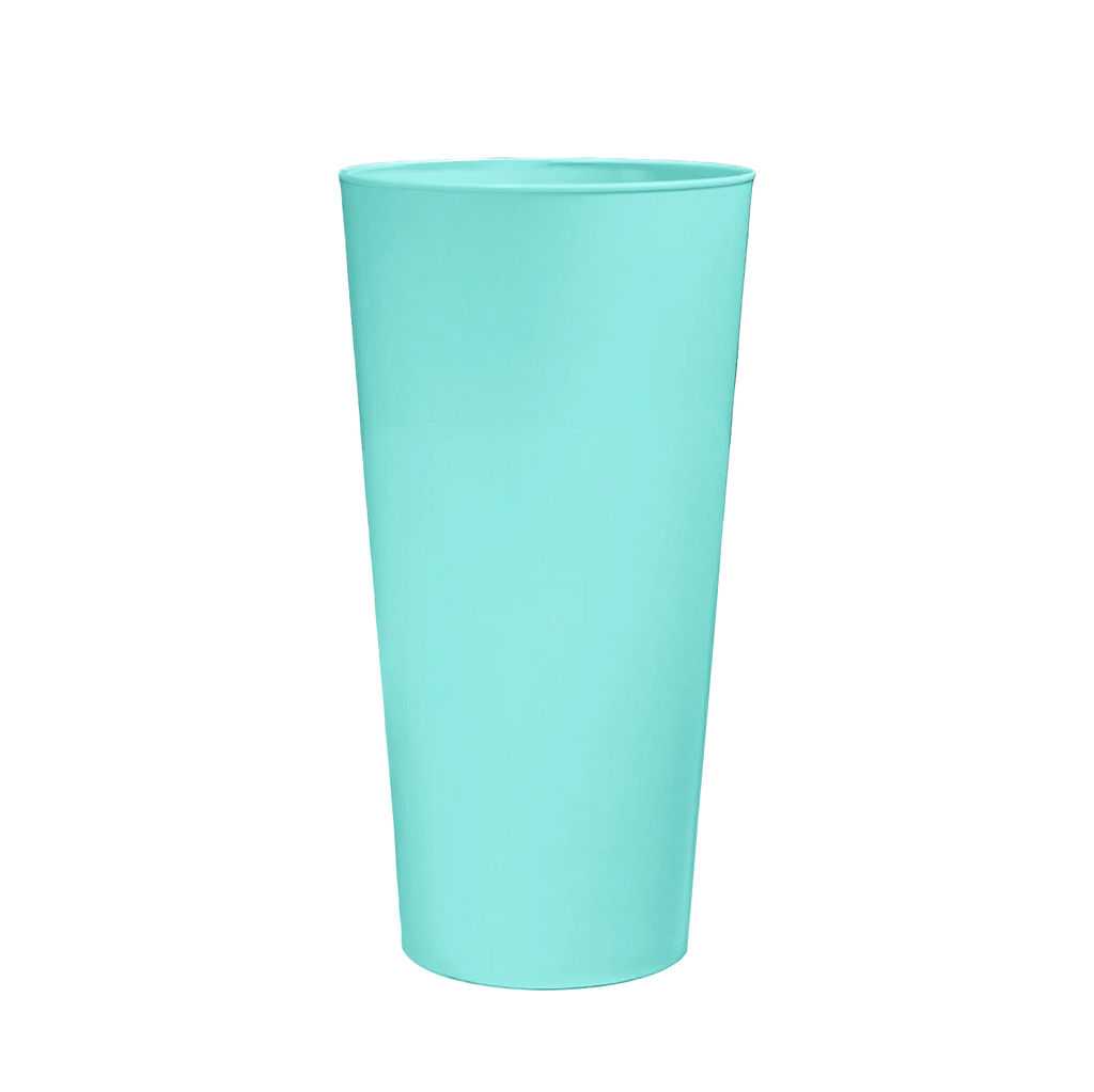 Pack of 6 Colour Pint Cups Reusable Plastic - 1 pint 568ml Dishwasher Safe | eBay