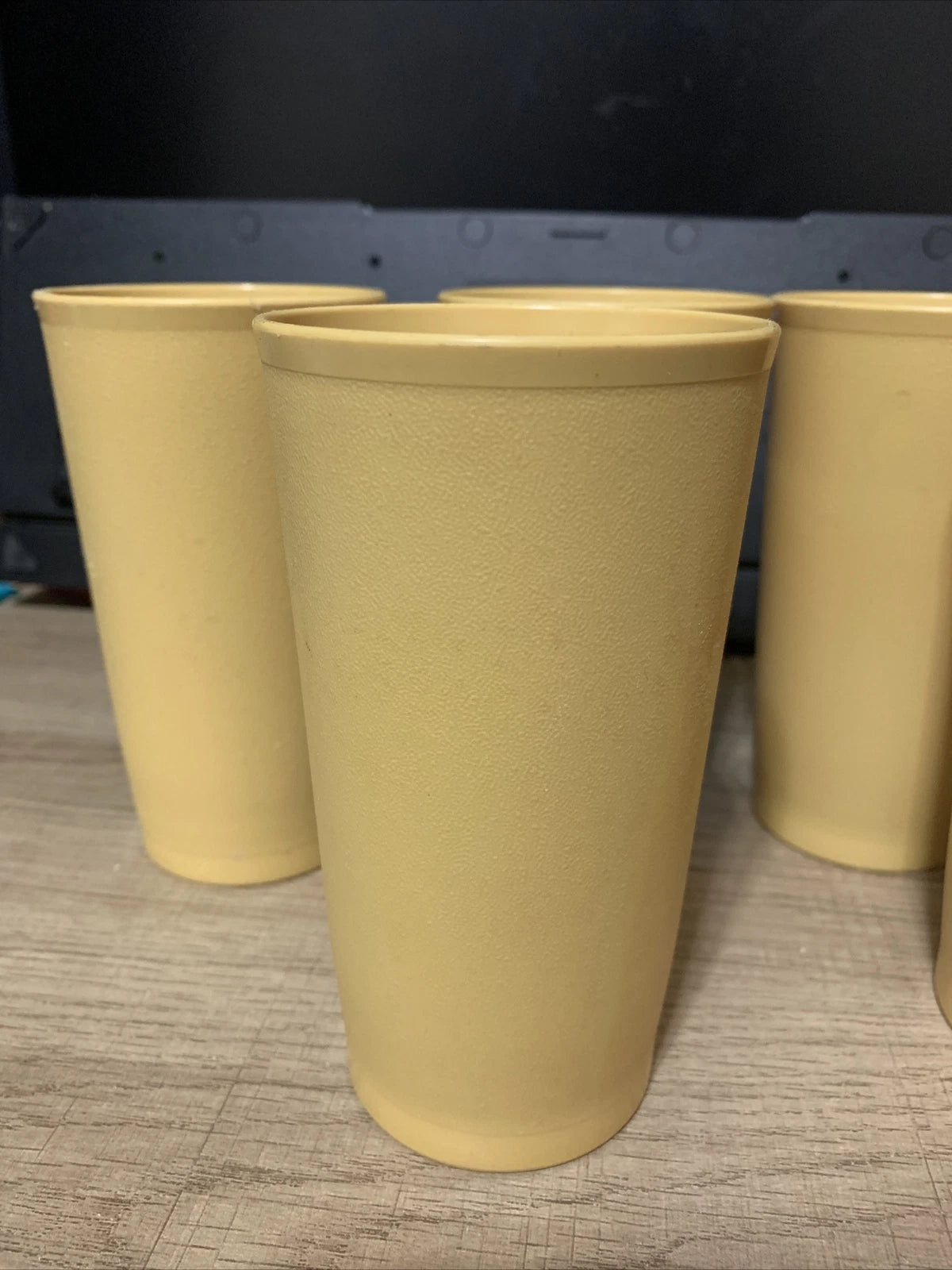 Tupperware Tumblers Set of 6 Harvest Gold 873 Vintage 1970s 12 oz #873-38 | eBay