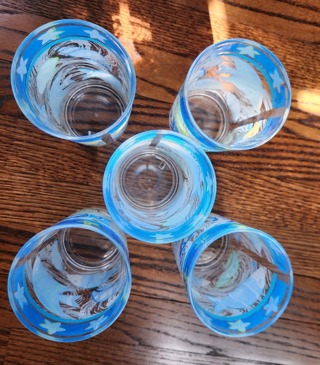 *5* Vintage Precisioncraft Sea Life Acrylic Tumbler 6" Ocean Fish Glasses Canada | eBay