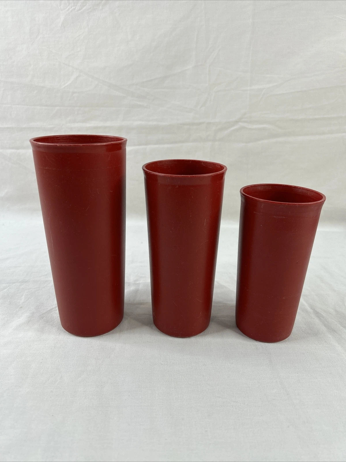 Set of 3 Tupperware Nesting Tumblers Red Cups 107-42/ 115-6 / 116-33 | eBay