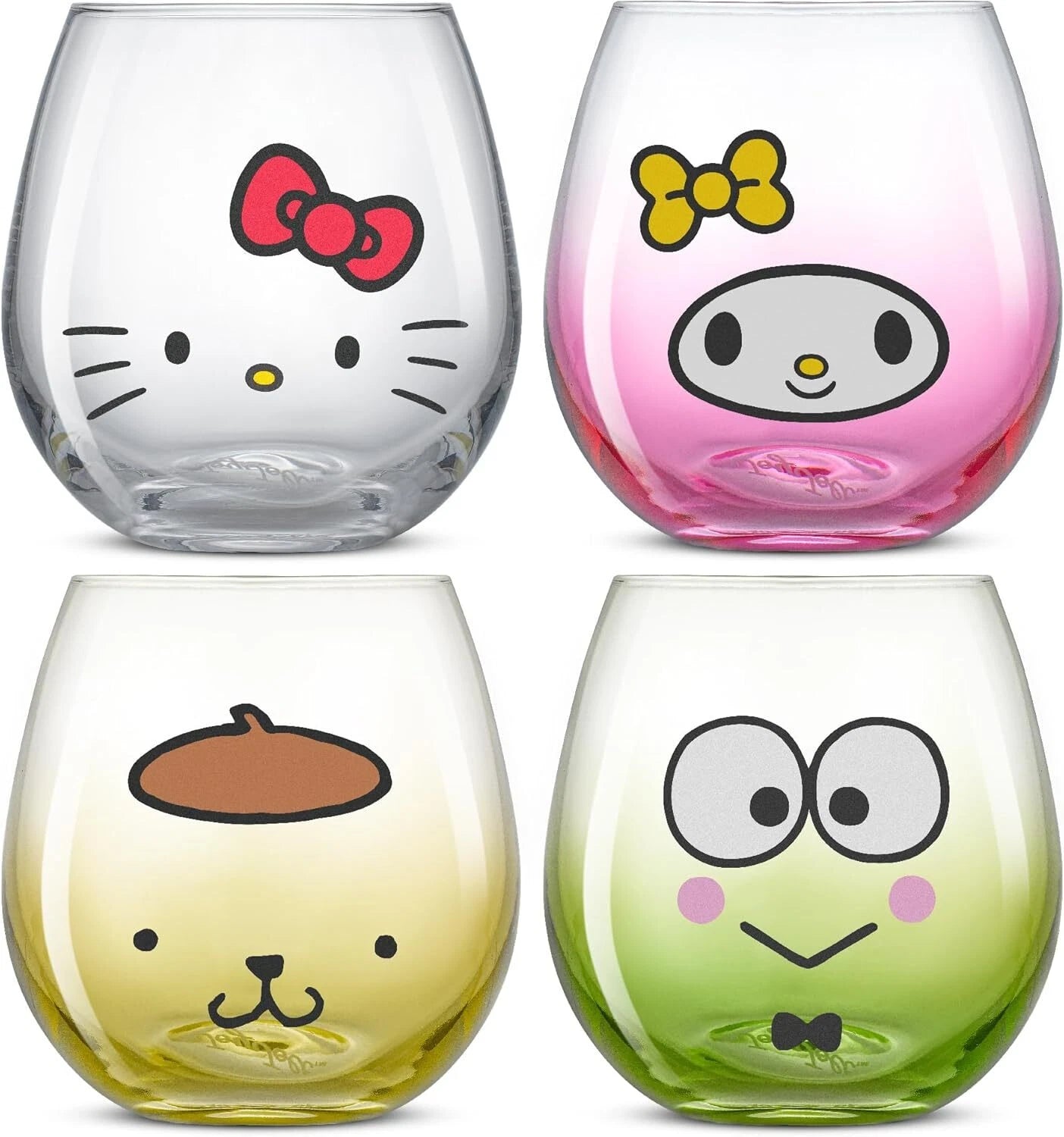 Spirits Stemless Wine Glasses for Red or White Wine (Set of 4)-15-Ounces | eBay