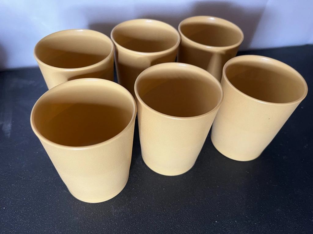 Vintage Set of 6 Tupperware White Stacking Small Juice Tumblers Drinking Cups | eBay