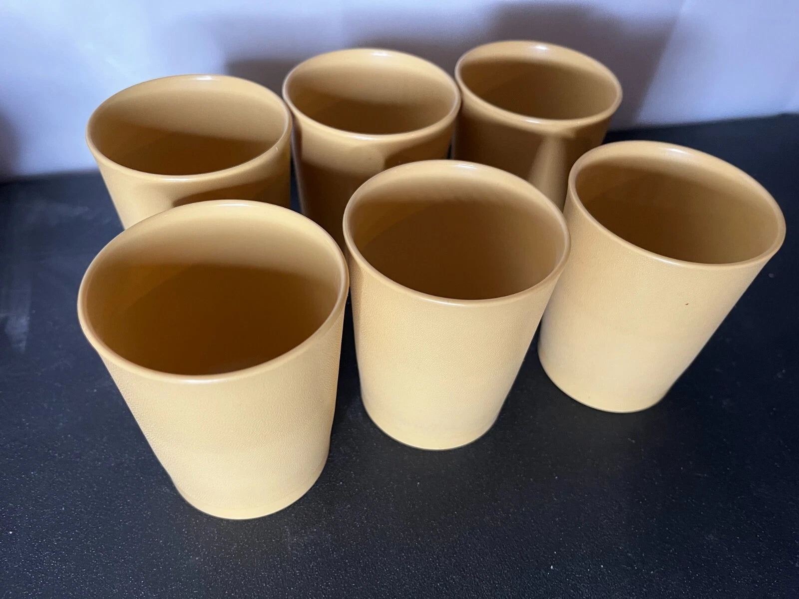 Vintage Set of 6 Tupperware White Stacking Small Juice Tumblers Drinking Cups | eBay