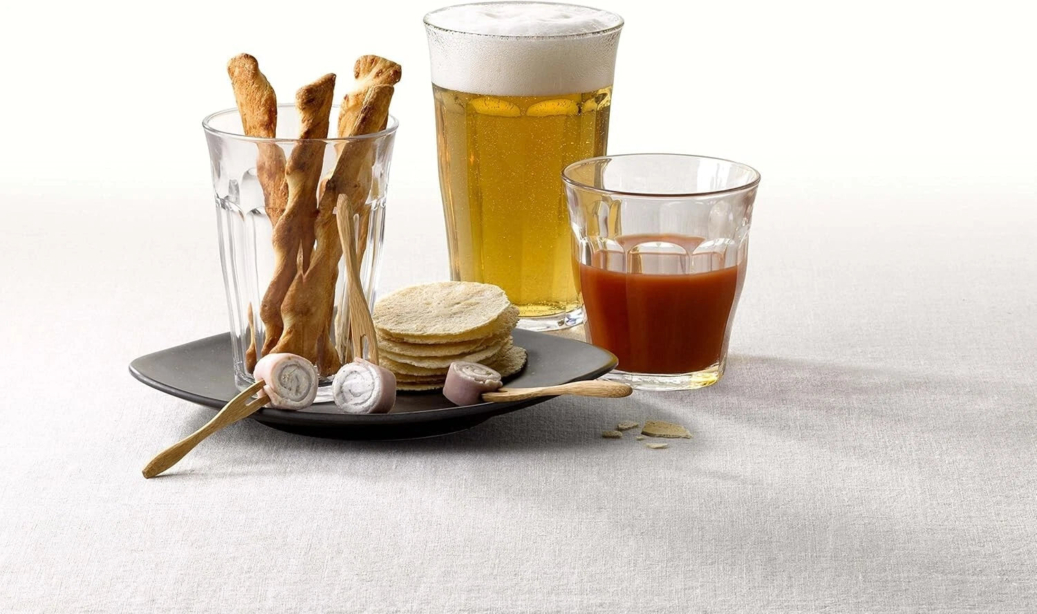 Artisan Picardie Tumbler Set - 6 Durable Glasses, 16.87 oz, Plastic-Free Design | eBay