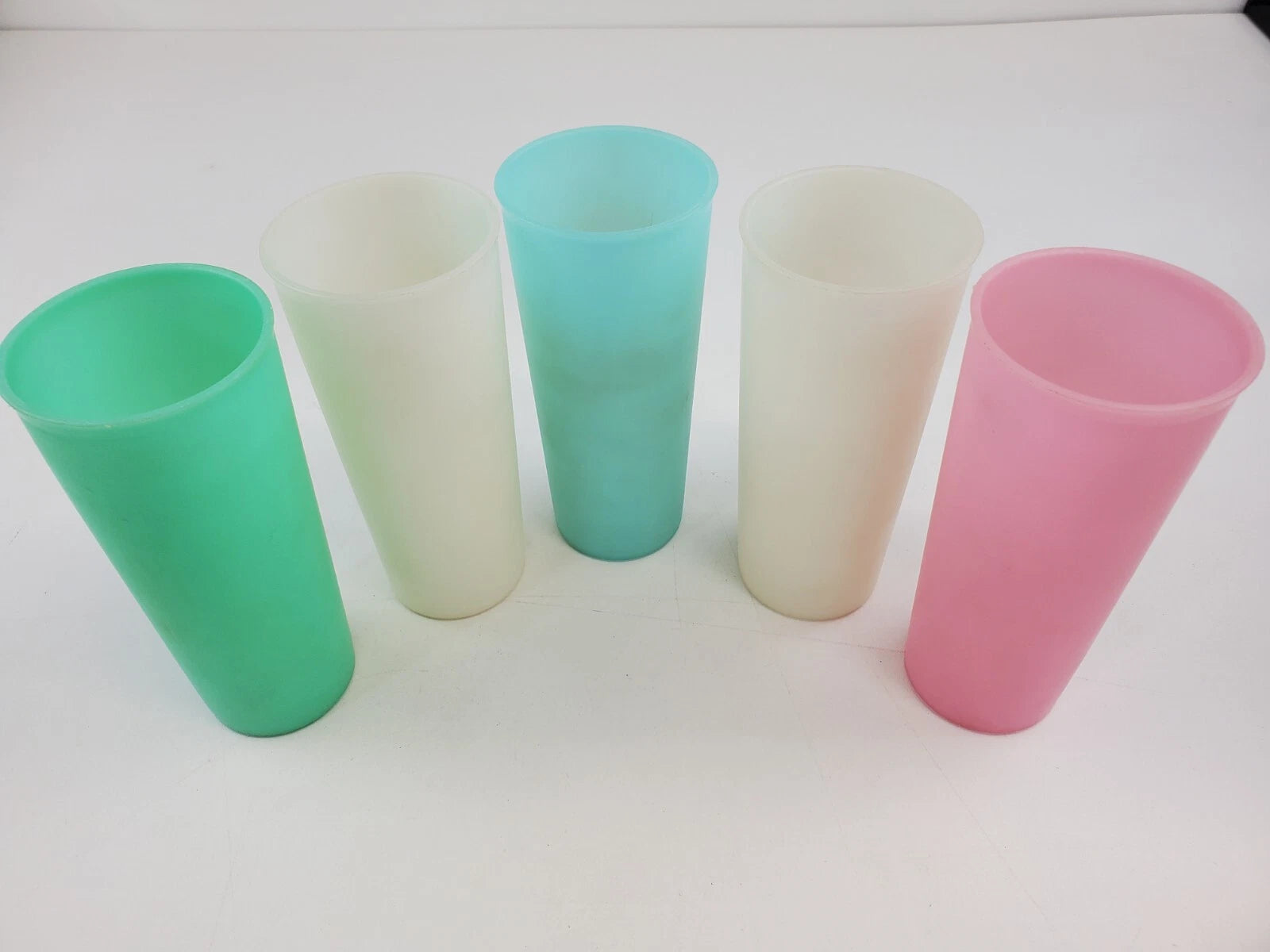 Set of 5 Vintage Pastel Tupperware Tumblers 6 1/2" | eBay